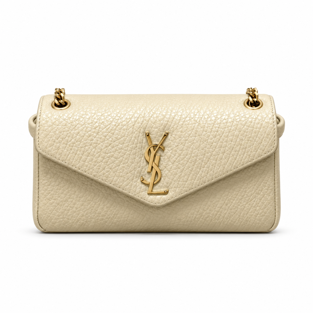 YSL Saint Laurent Envelope Chain Bag Cream