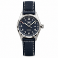 Longines Spirit Blue Dial Navy Leather Automatic Chronometer Watch