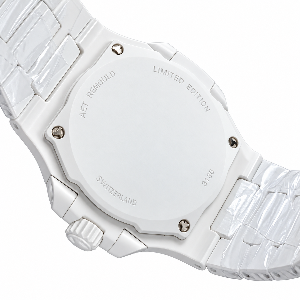 Patek Philippe Nautilus AET Remould x AMG White Ceramic Tiffany Blue