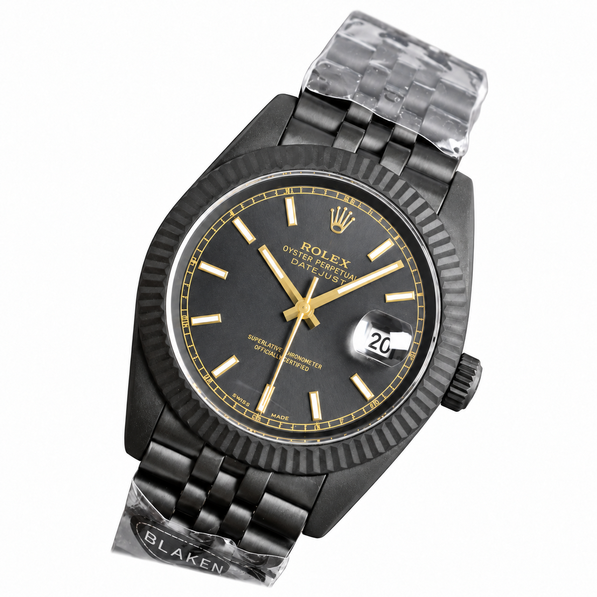 Rolex 41mm Automatic Watch | Sapphire Crystal | 904L Stainless Steel | Waterproof Luxury Timepiece