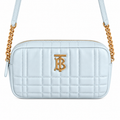 Burberry Light Blue Quilted Camera Bag