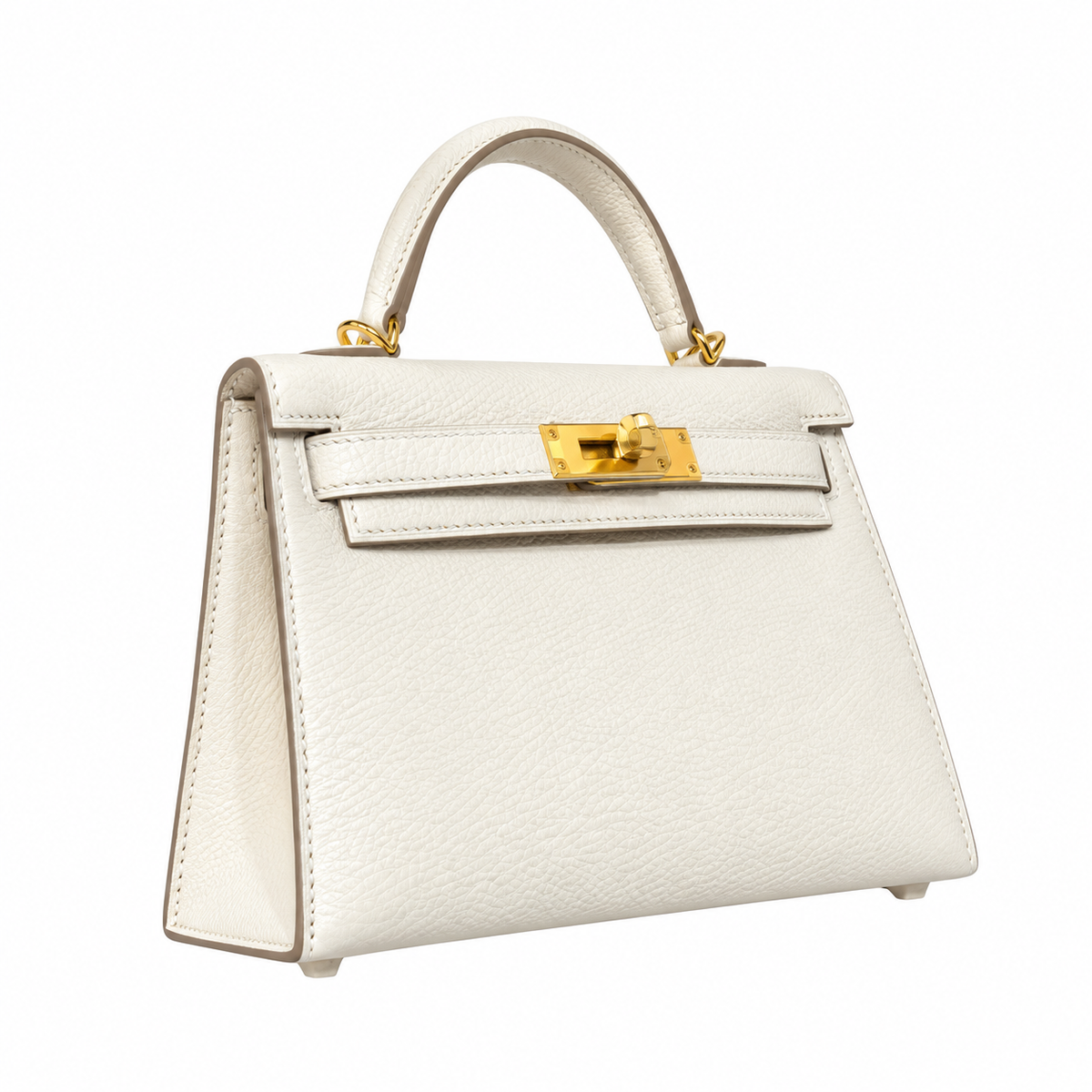 Hermès 19cm Structured Mini Handbag – Iconic Luxury Leather