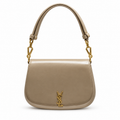 Saint Laurent Voltaire Shoulder Bag in Dark Beige