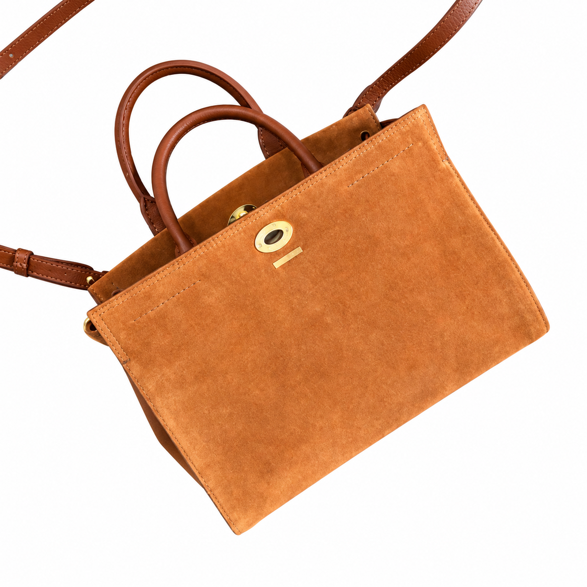 Burberry Textured Tote with Shoulder Strap