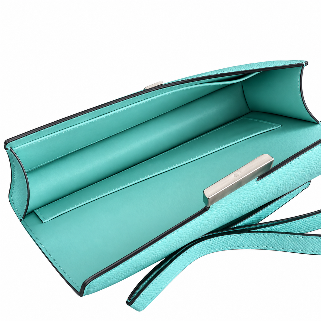 Hermès Lindy 26cm Crossbody Bag – Macaron Blue & Silver | Pastel Luxury Leather