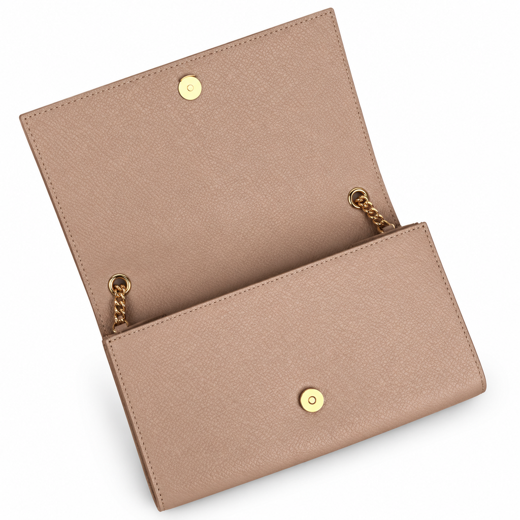 YSL Kate Chain Wallet Bag – Nude Pink Leather