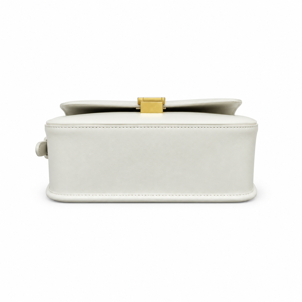 YSL Solferino Small Leather Shoulder Bag Ivory