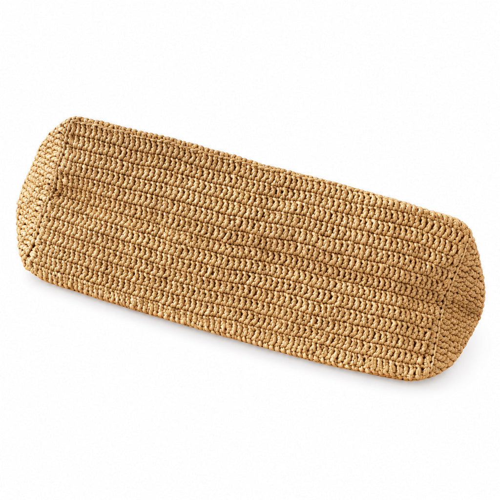YSL Saint Laurent Raffia Tote Bag in Natural Beige