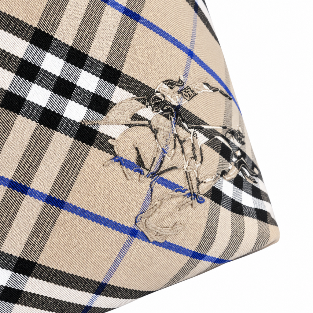 Burberry Knight Check Shoulder Tote