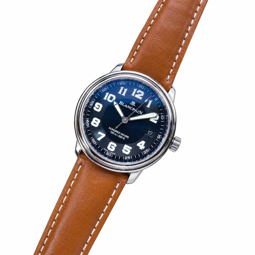 Blancpain Léman Hundred Hours – Black Dial 100-Hour Power Reserve Swiss Automatic Watch